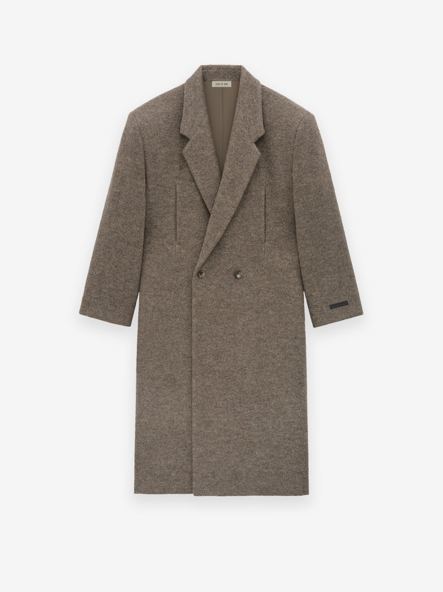Boiled Wool Relaxed Overcoat - 1