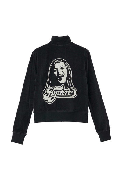 Hysteric Glamour CREAMY LOGO TRACK JACKET / BLK outlook
