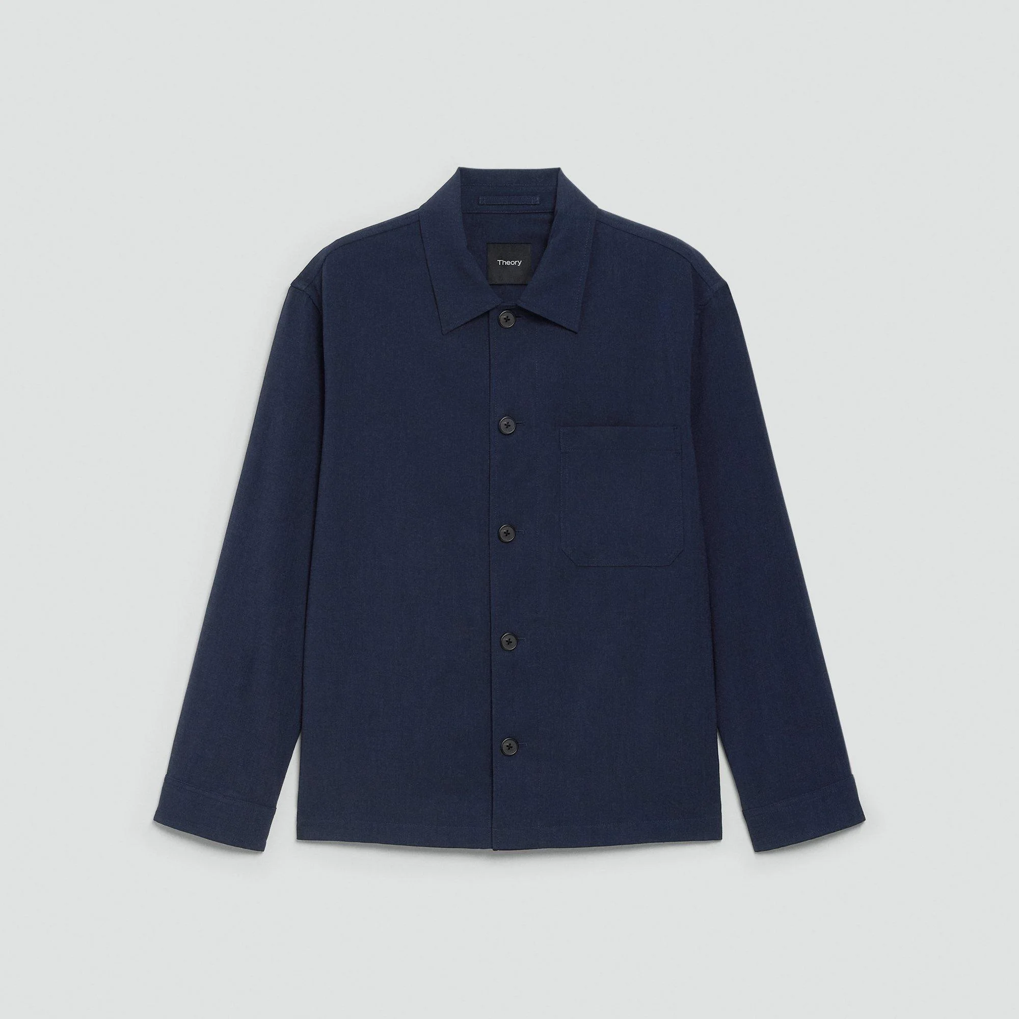 Shirt Jacket in Performance Suiting - 1
