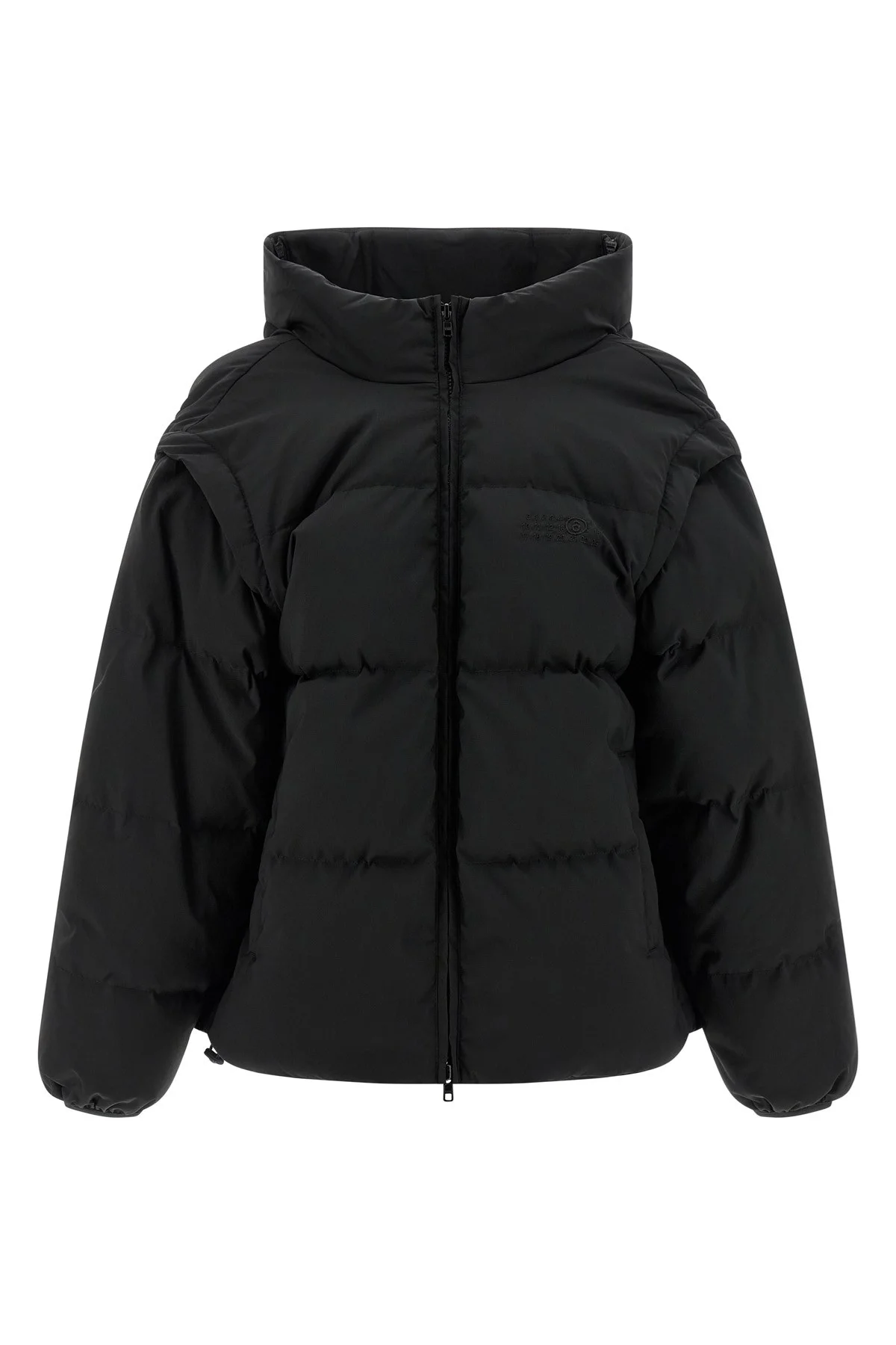 'Numeric signature MM6' embroidery down jacket - 1