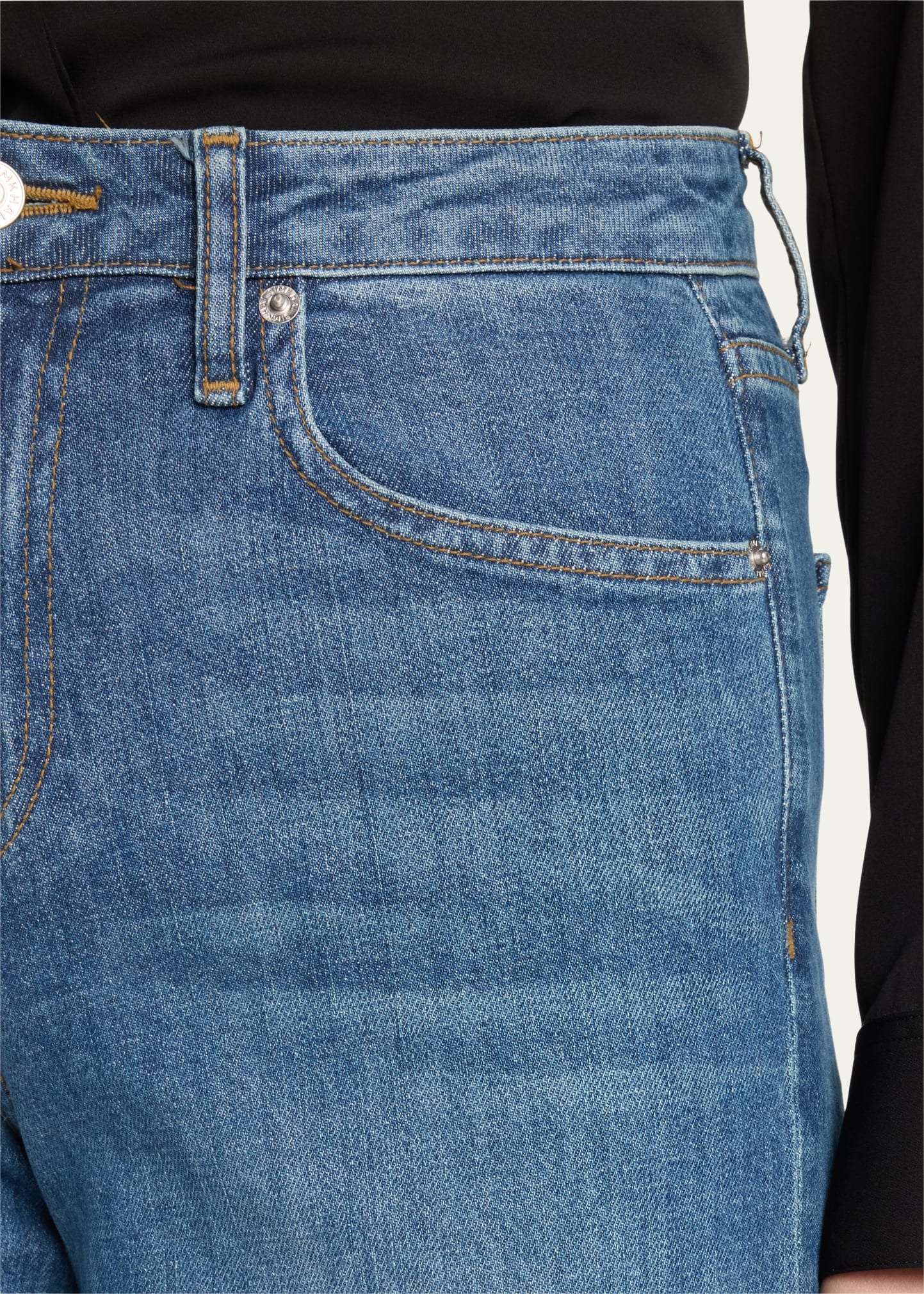 Jude Mid-Rise Cropped Wide-Leg Denim Jeans - 5