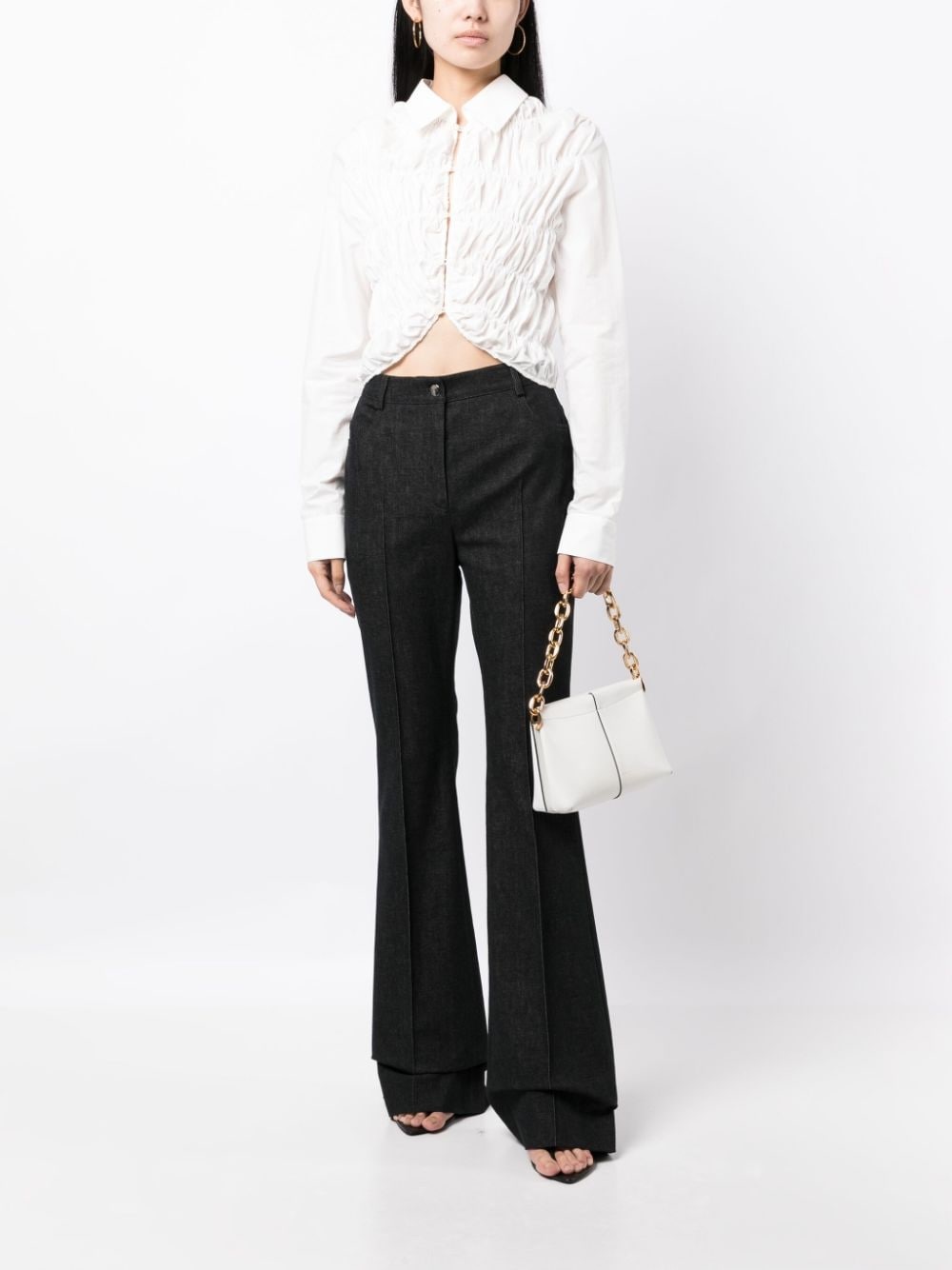 high-rise flared jeans - 2