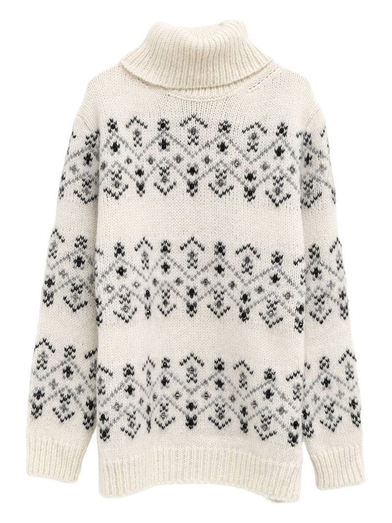 Moncler patterned sweater outlook