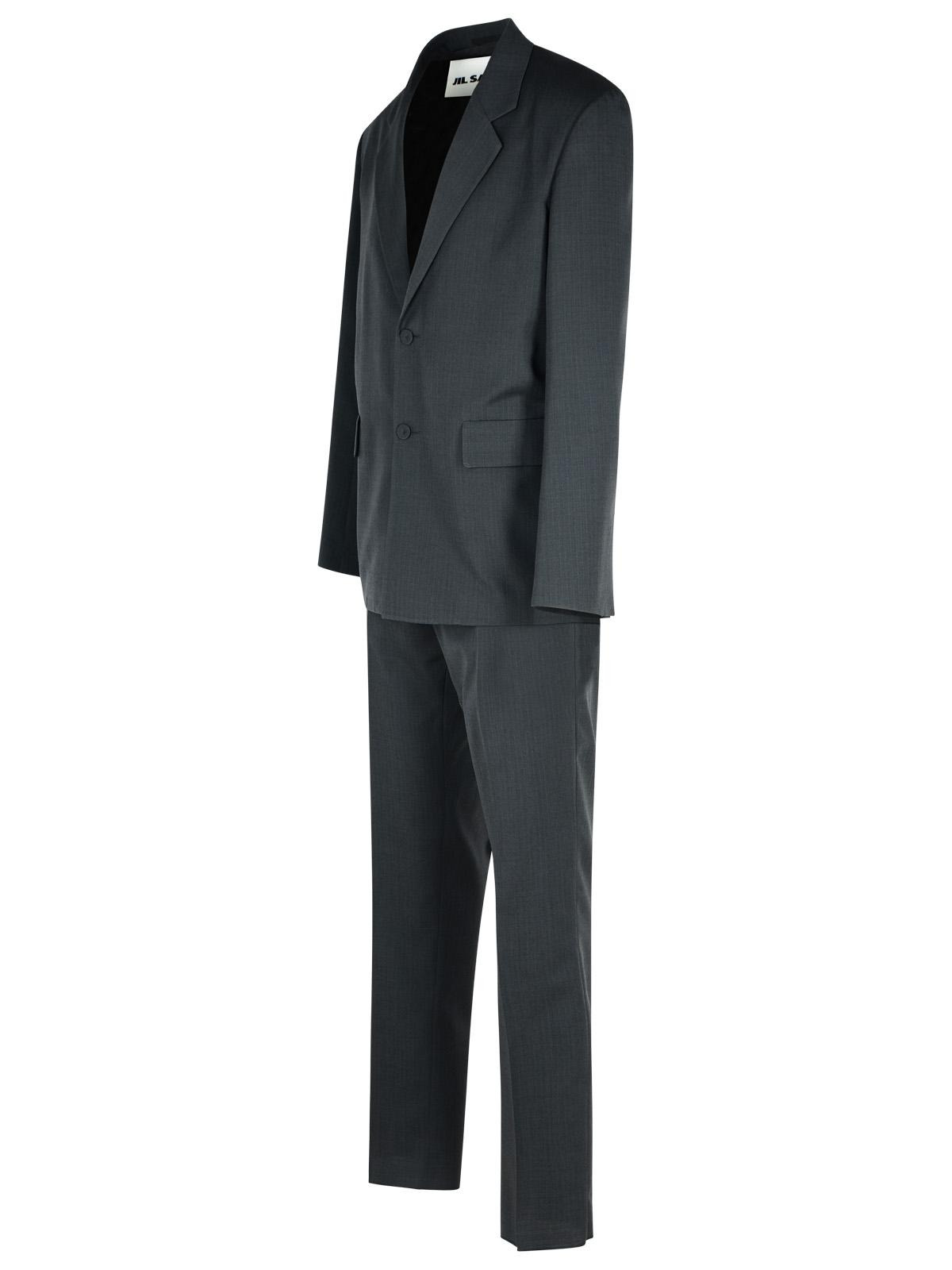 Jil Sander Grey Wool Suit Men - 2