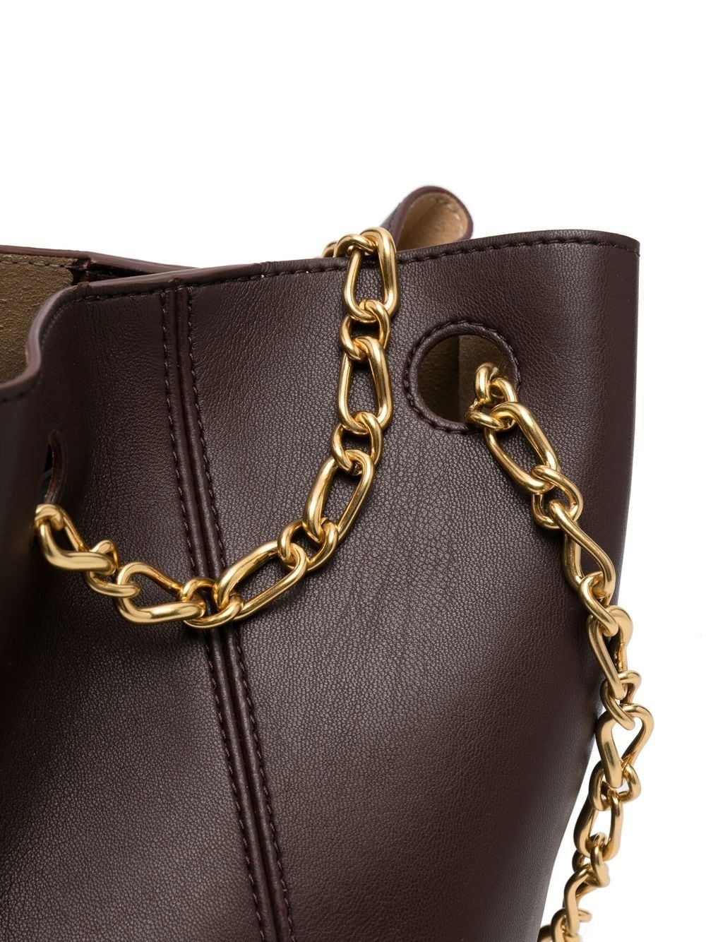 chain-link top-handle tote - 4