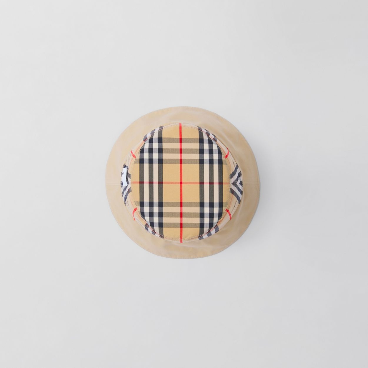 Reversible Logo Print Cotton Gabardine Bucket Hat - 10