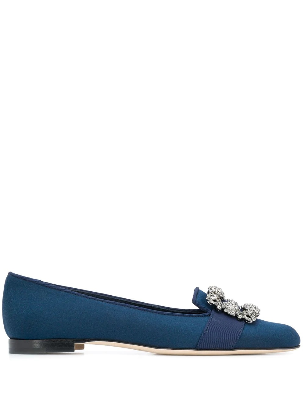 Marria crystal buckle ballerina shoes - 1