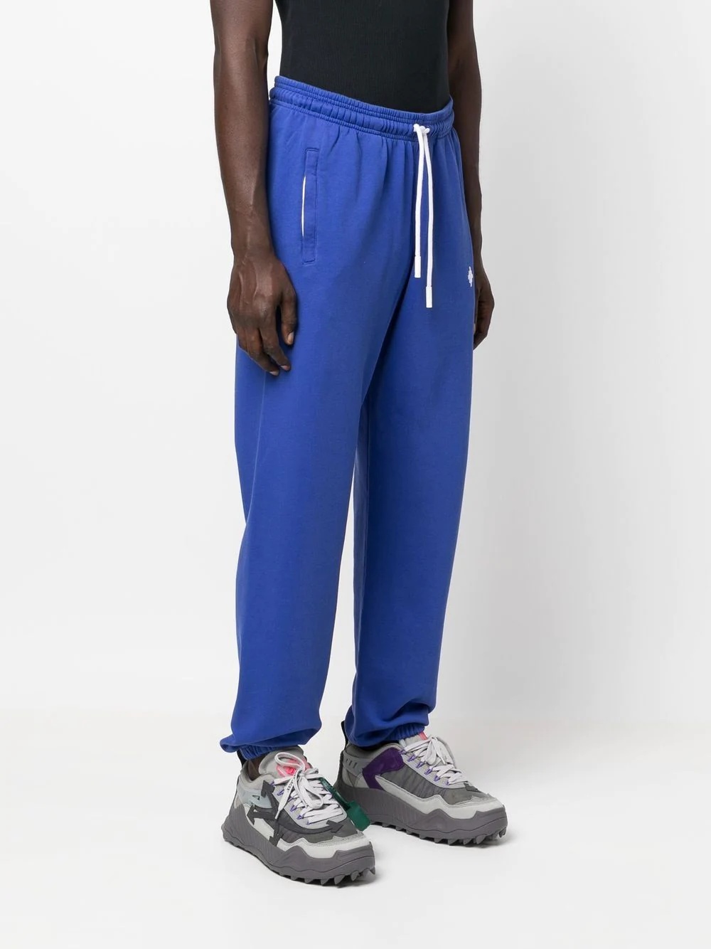 logo-print cotton track pants - 3