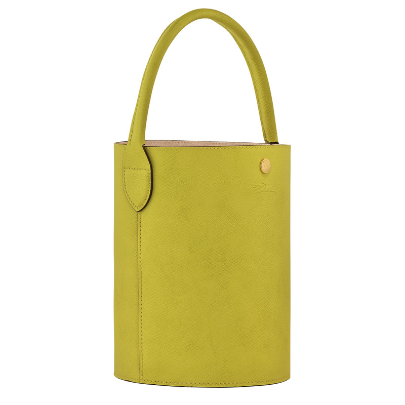 Épure S Bucket bag Kiwi Green - Leather 3