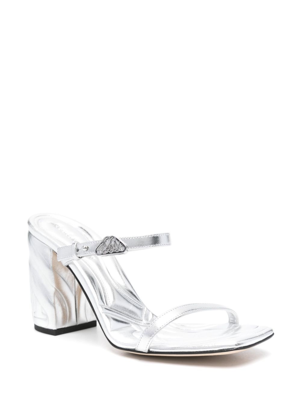 Seal 85mm strap-detail mules - 2