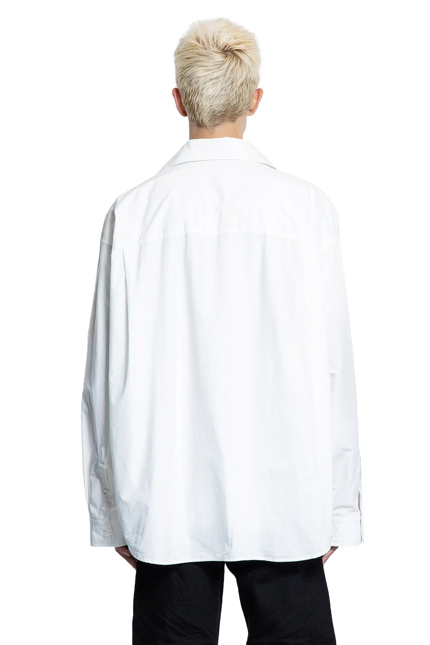 Layered-Shirt-In-Cotton-Poplin-And-Dry-Jersey - 3