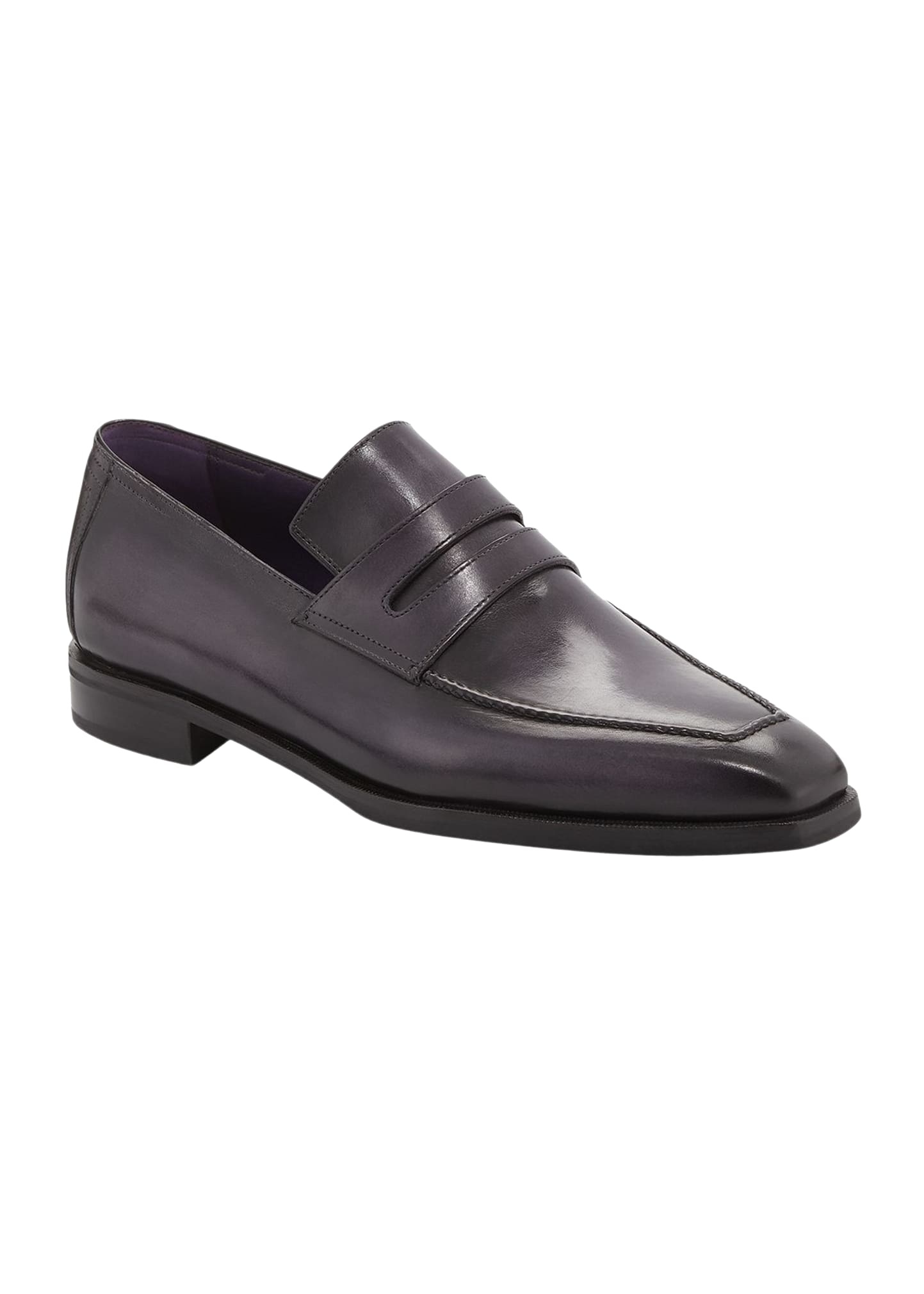 Andy Leather Loafer, Black - 2