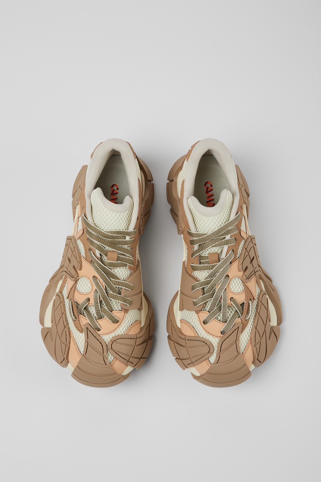 CAMPERLAB Beige and white sneakers REVERSIBLE