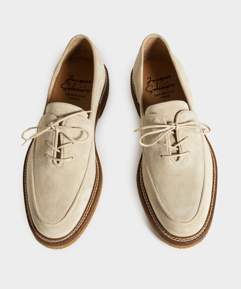 Jacques Solovière Jacques Solovière Oliver Laceup Derby Suede Shoe outlook