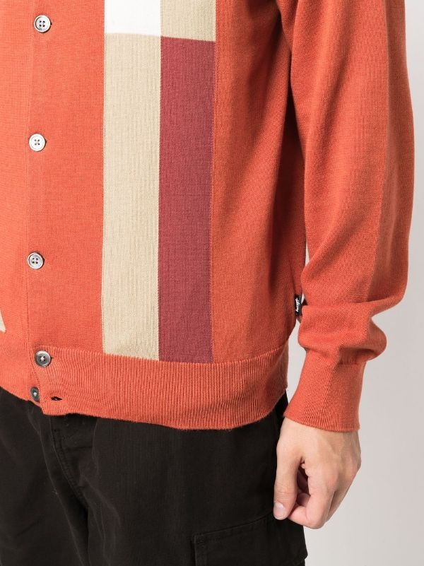 STUSSY Men Color Block Sweater - 4