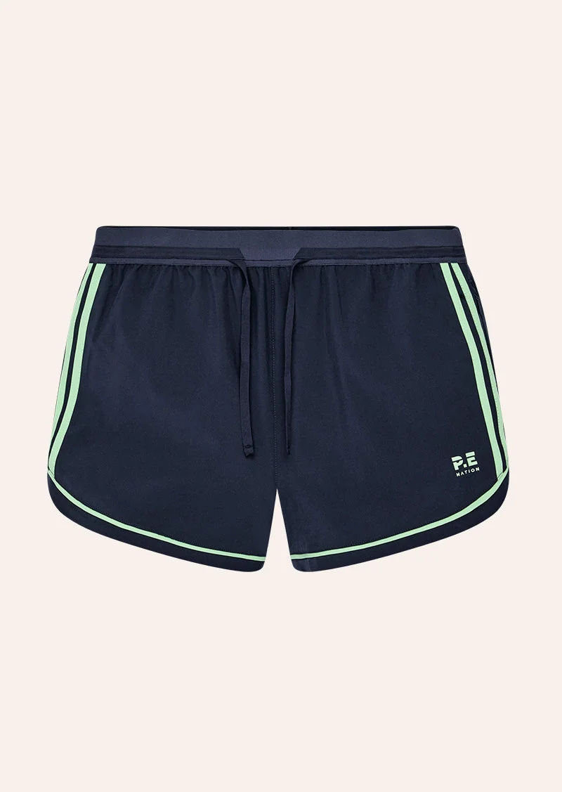 LINEAR SHORT IN DARK NAVY - 1