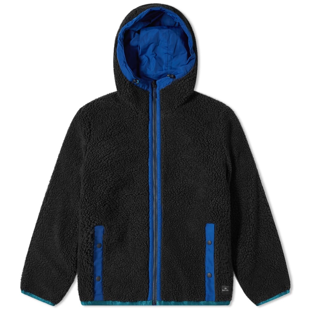 Paul Smith Reversible Sherpa And Nylon Fleece Jacket - 1