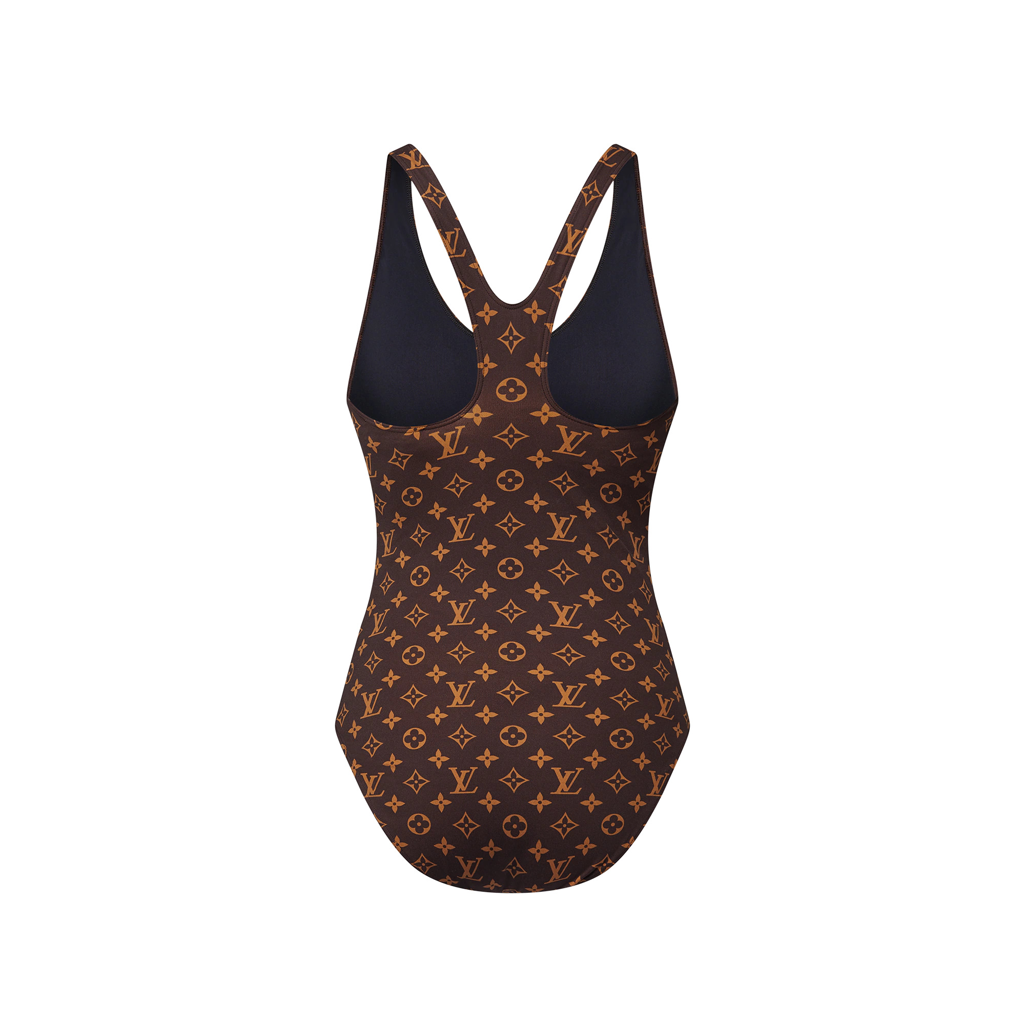 Zip-up Monogram One-Piece Swimsuit - 3
