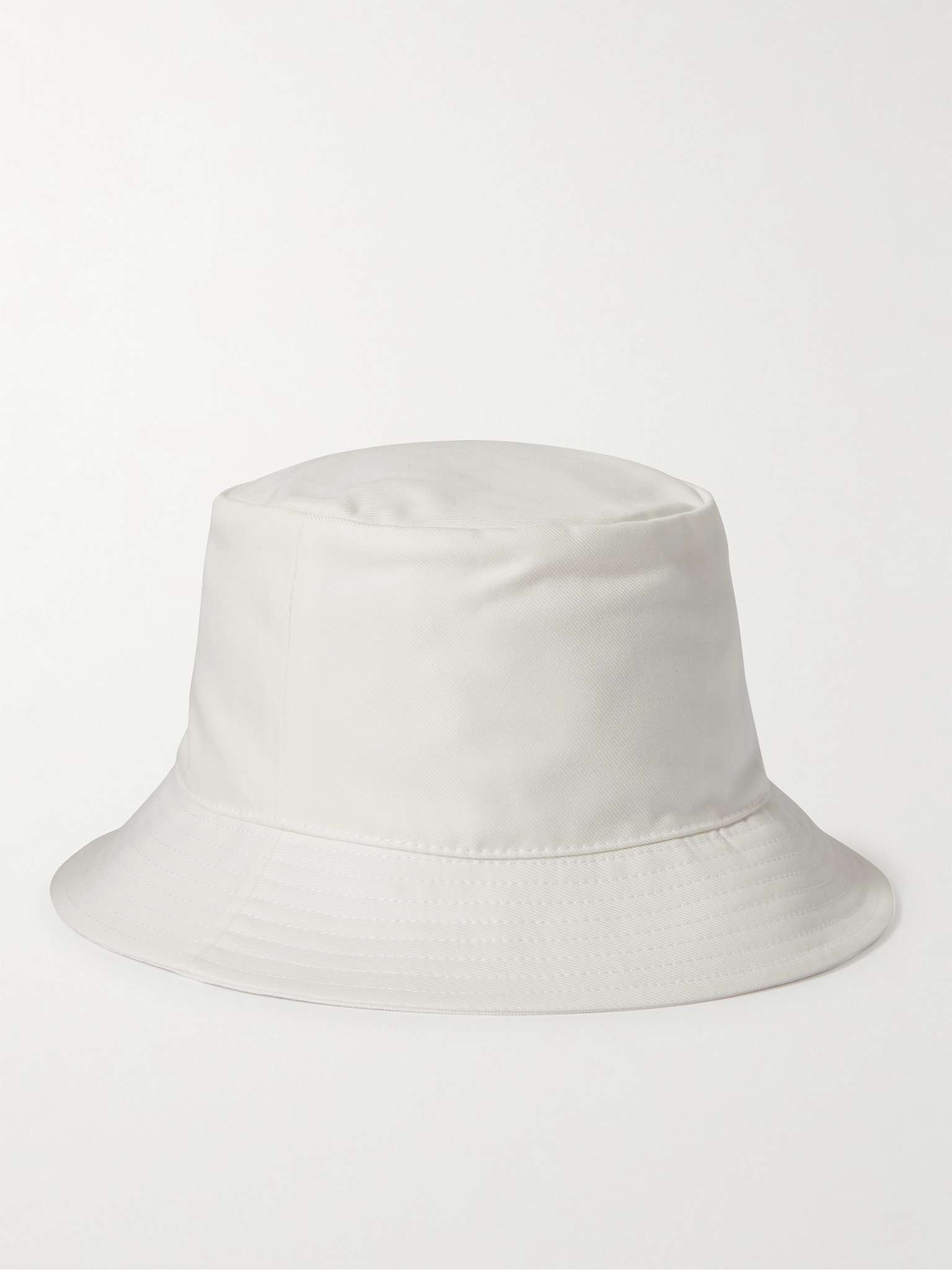 Logo-Print Cotton-Gabardine Bucket Hat - 3