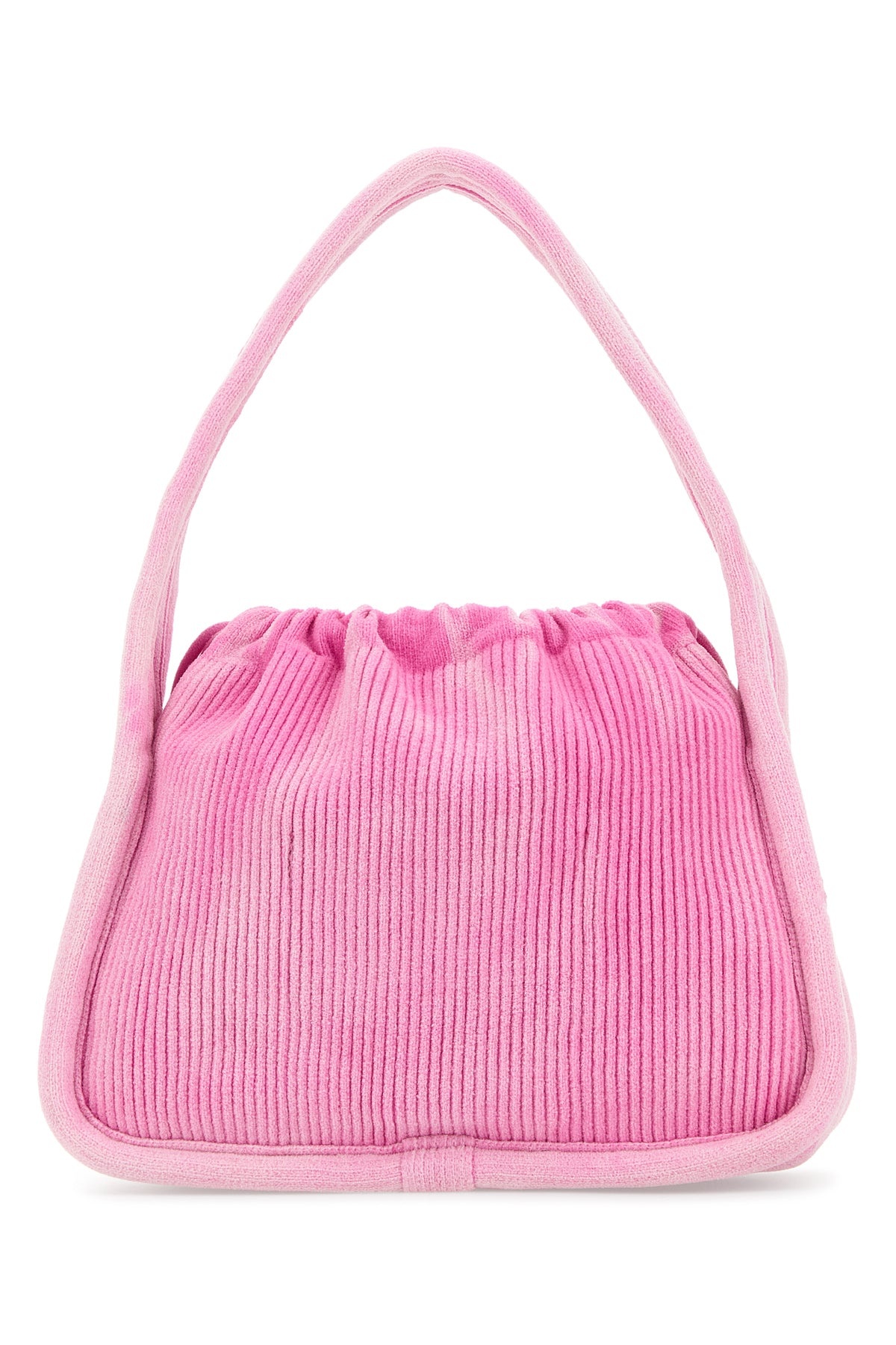 Pink corduroy small Ryan handbag - 3