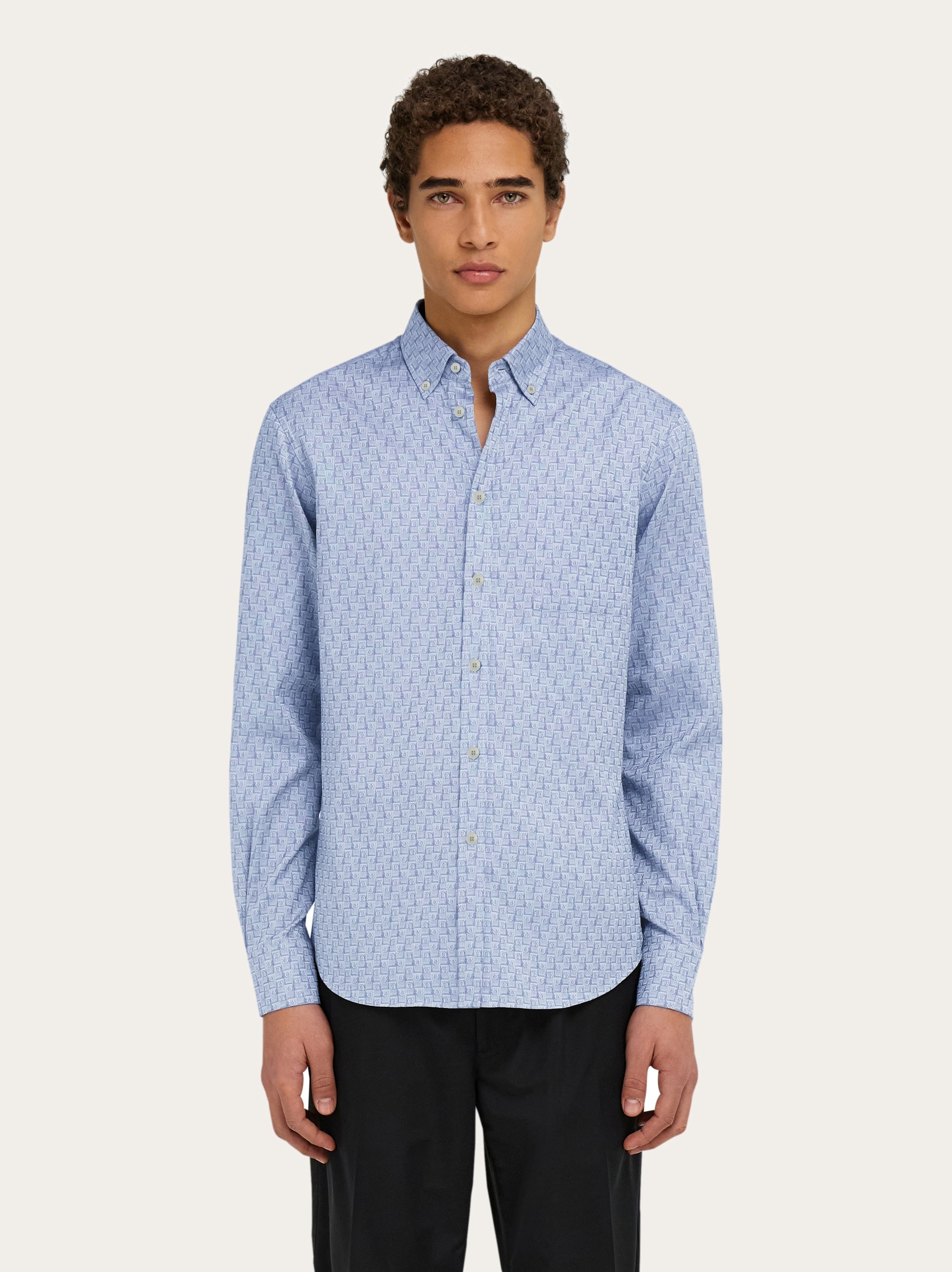 Ferragamo Monogram shirt - 2