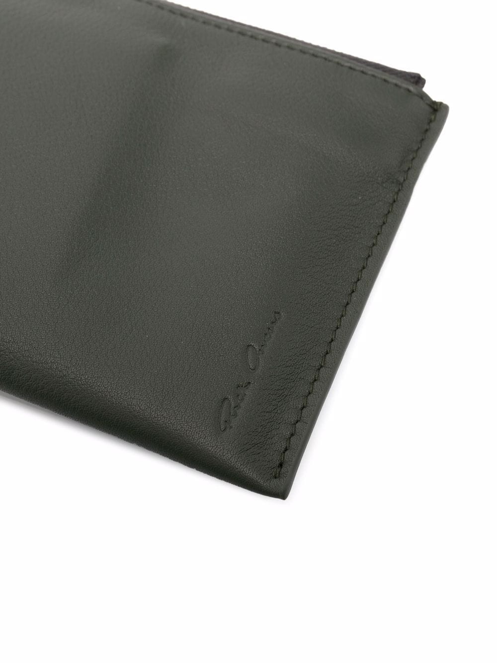 neck-strap leather wallet - 2