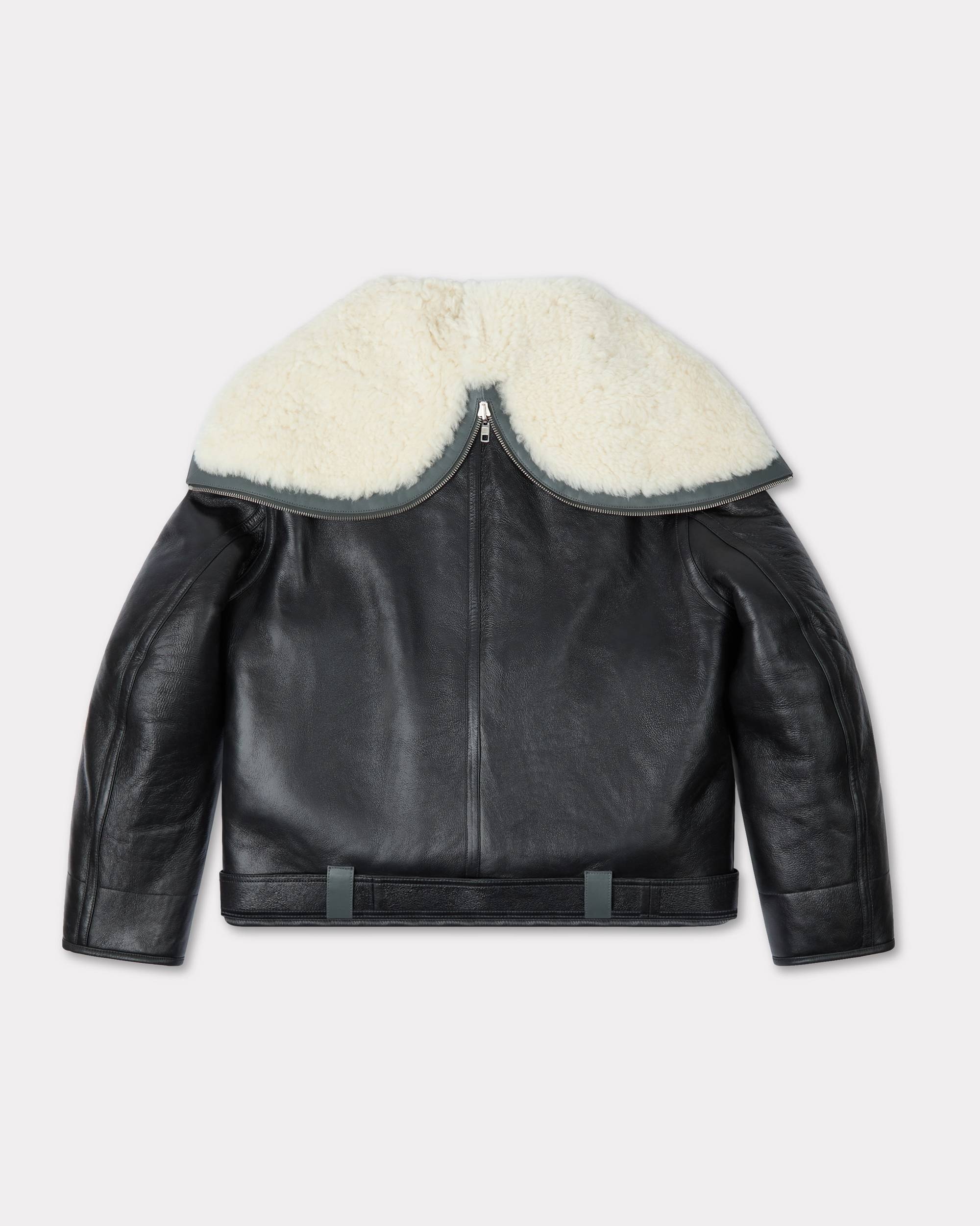 Reversible shearling blouson in lambskin leather - 2