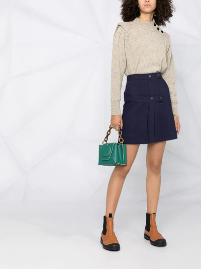 See by Chloé pleated mini skirt outlook