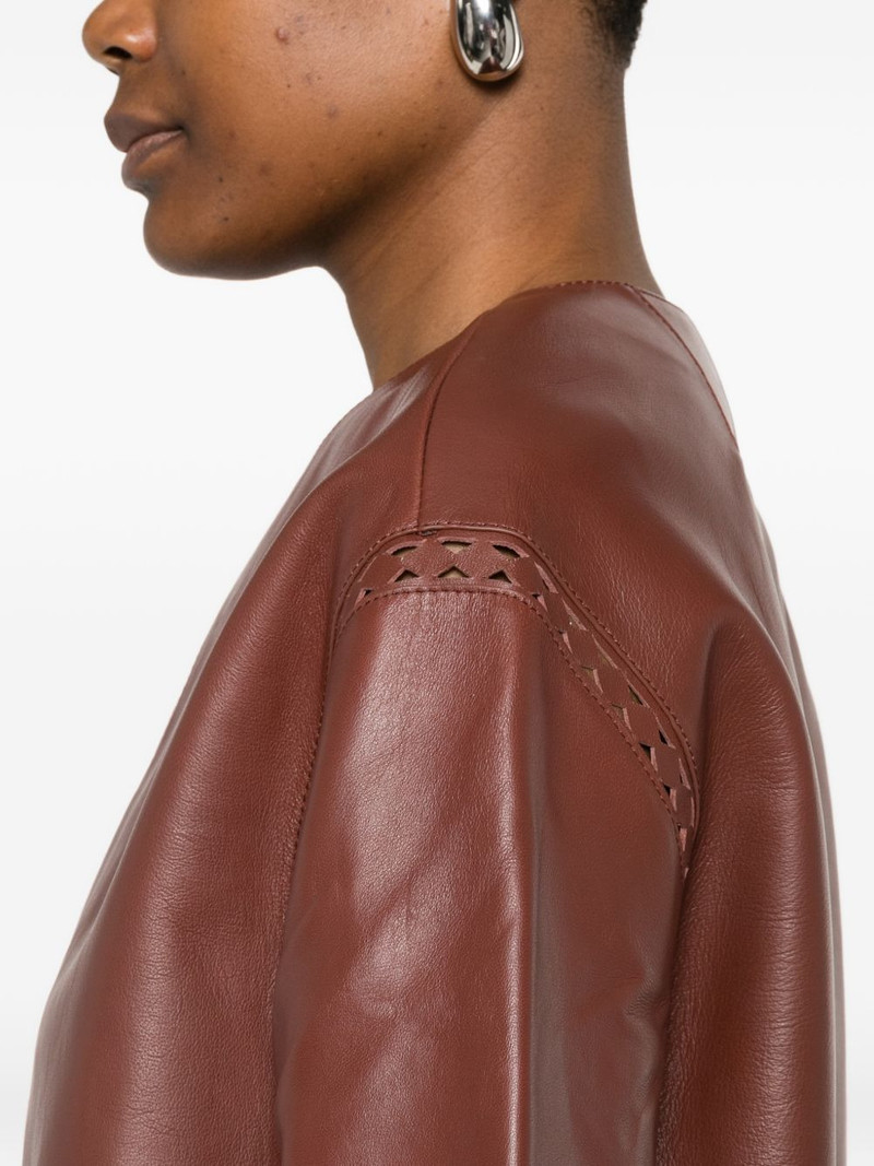 laser-cut lambskin jacket 5