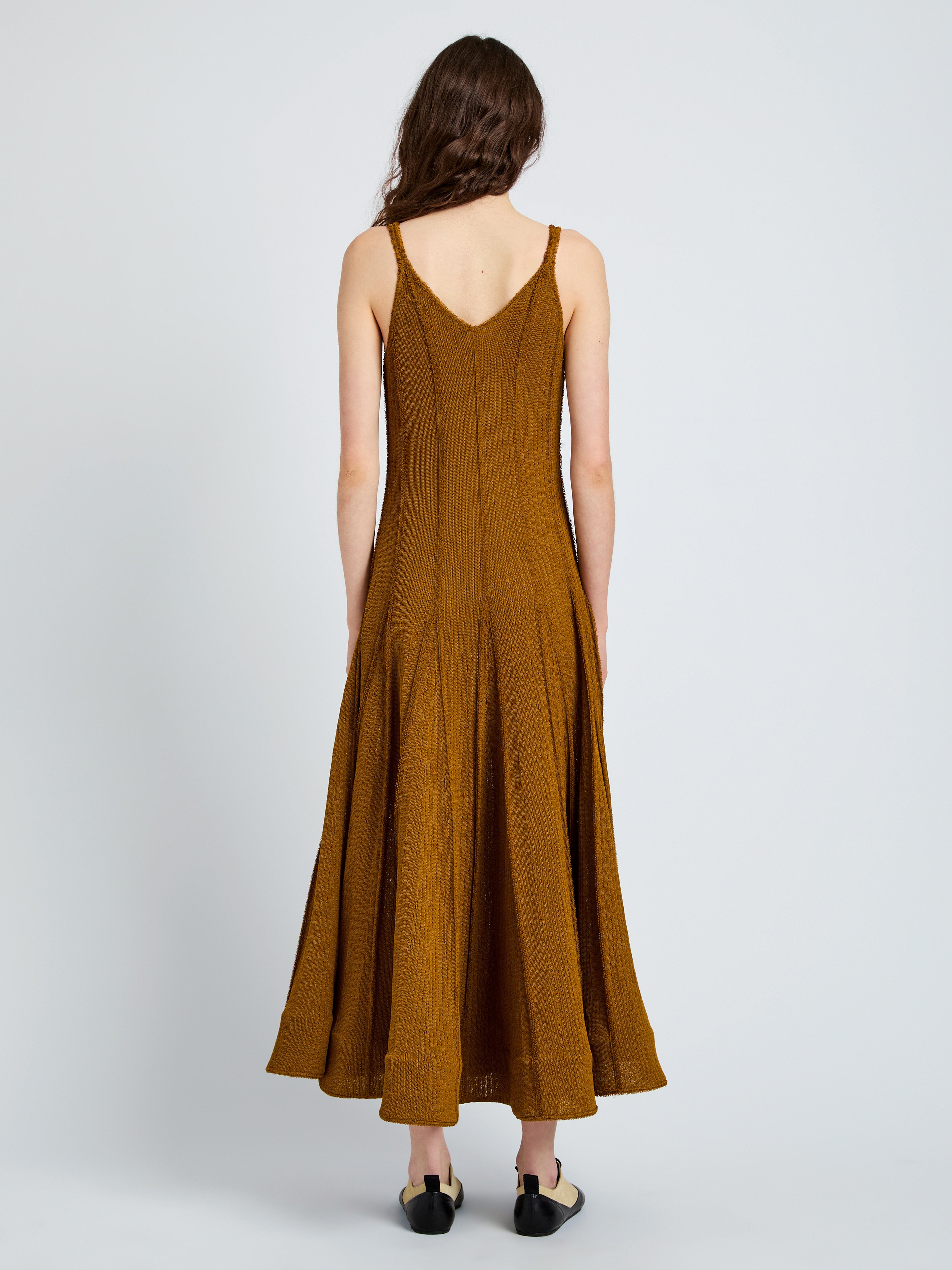 Tavia Dress in Viscose Fringe Knit - 4