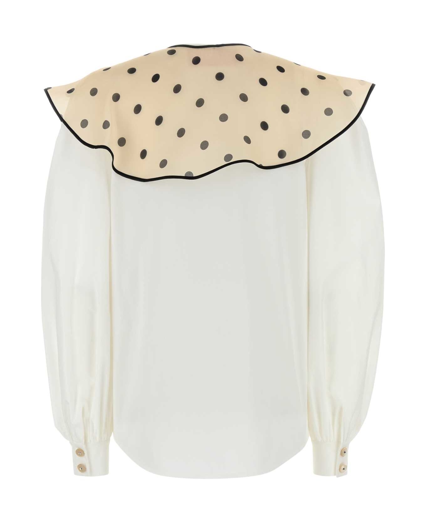 White Poplin Shirt - 2
