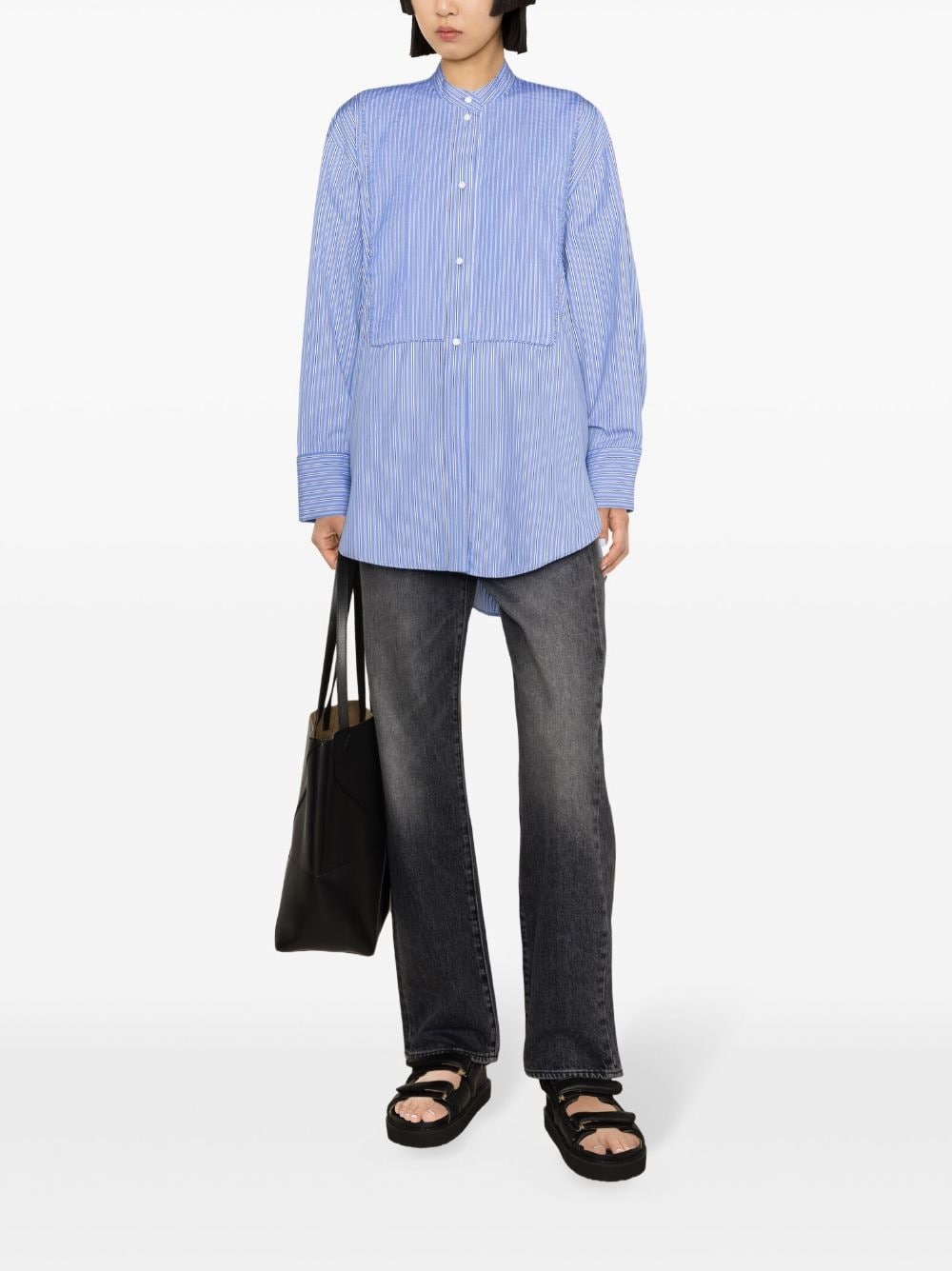 Ramsey pleated cotton shirt - 2