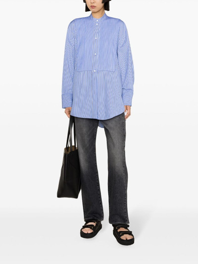 Isabel Marant Ramsey pleated cotton shirt outlook