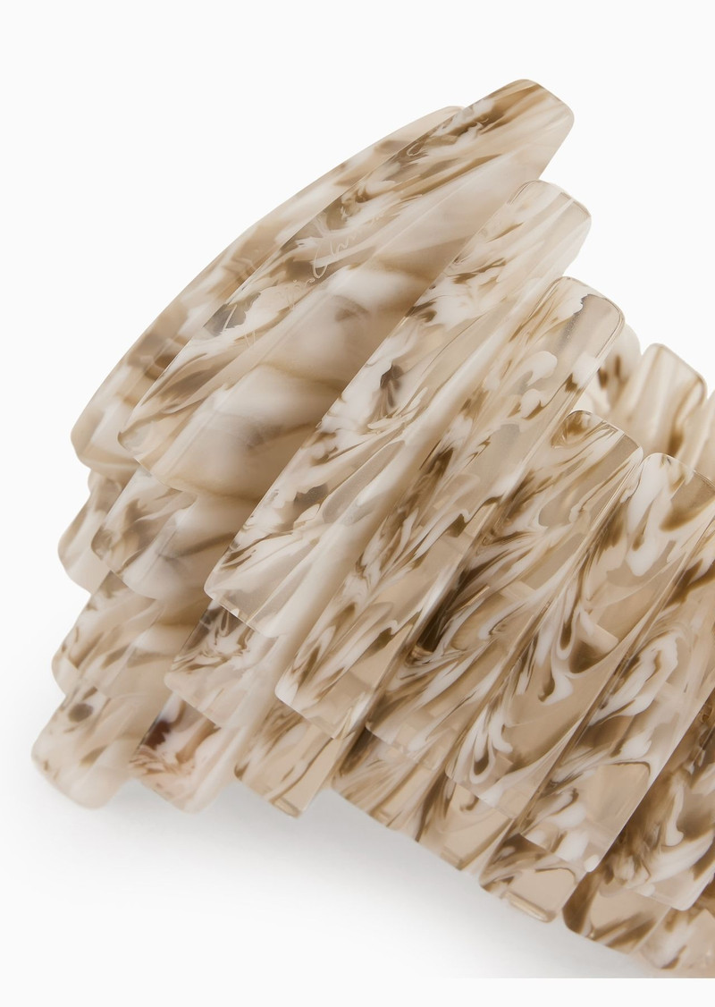 GIORGIO ARMANI Elastic bracelet with resin elements outlook