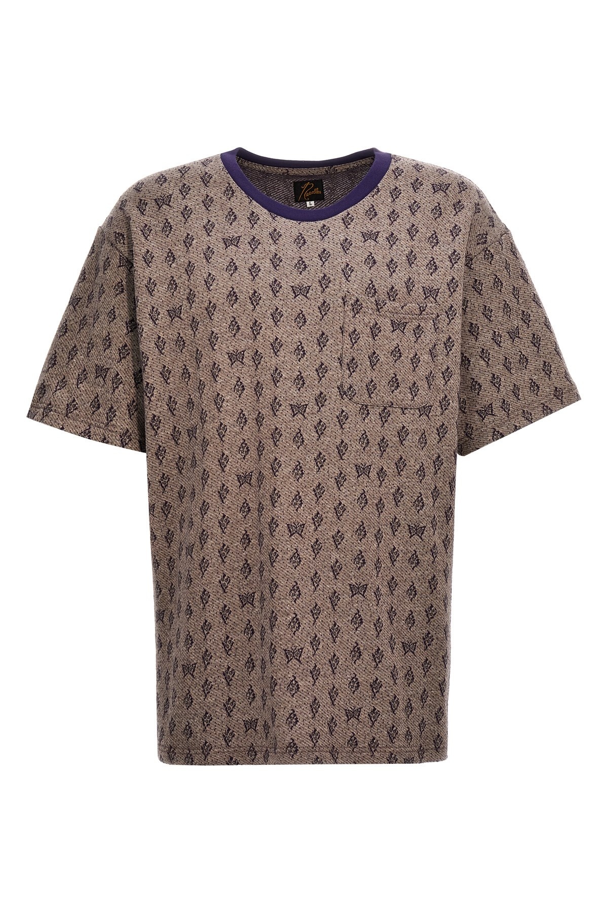 Jacquard patterned T-shirt - 1