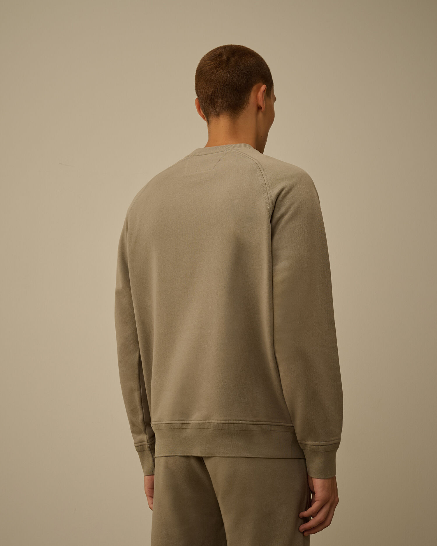 Diagonal Raised Fleece Crewneck Logo Sweatshirt - 4