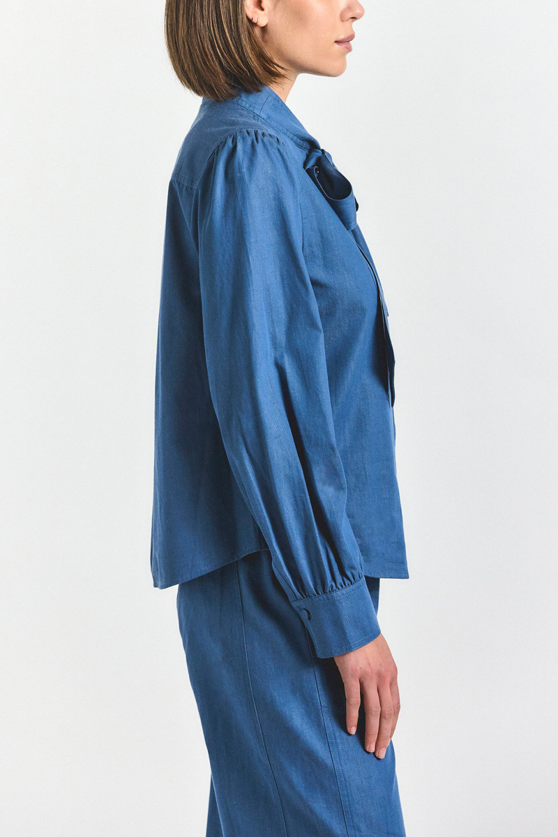 MAJAH TIE NECK BLOUSE 3