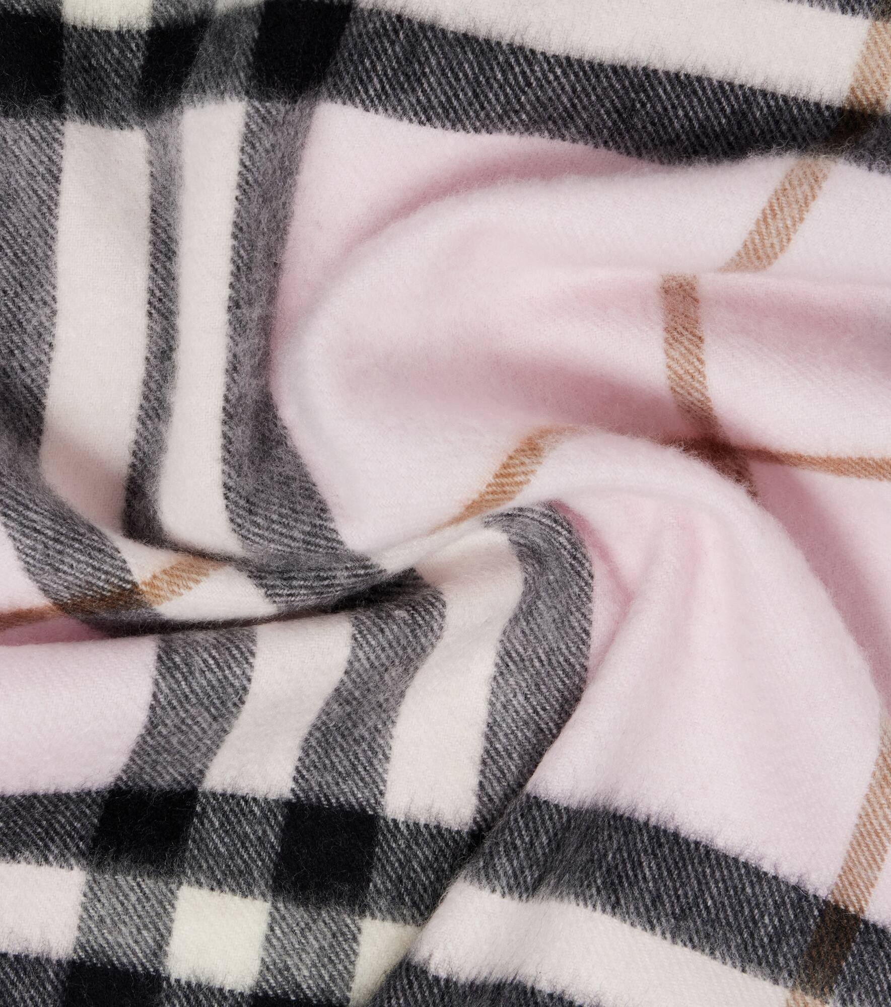 Burberry Check cashmere scarf - 4