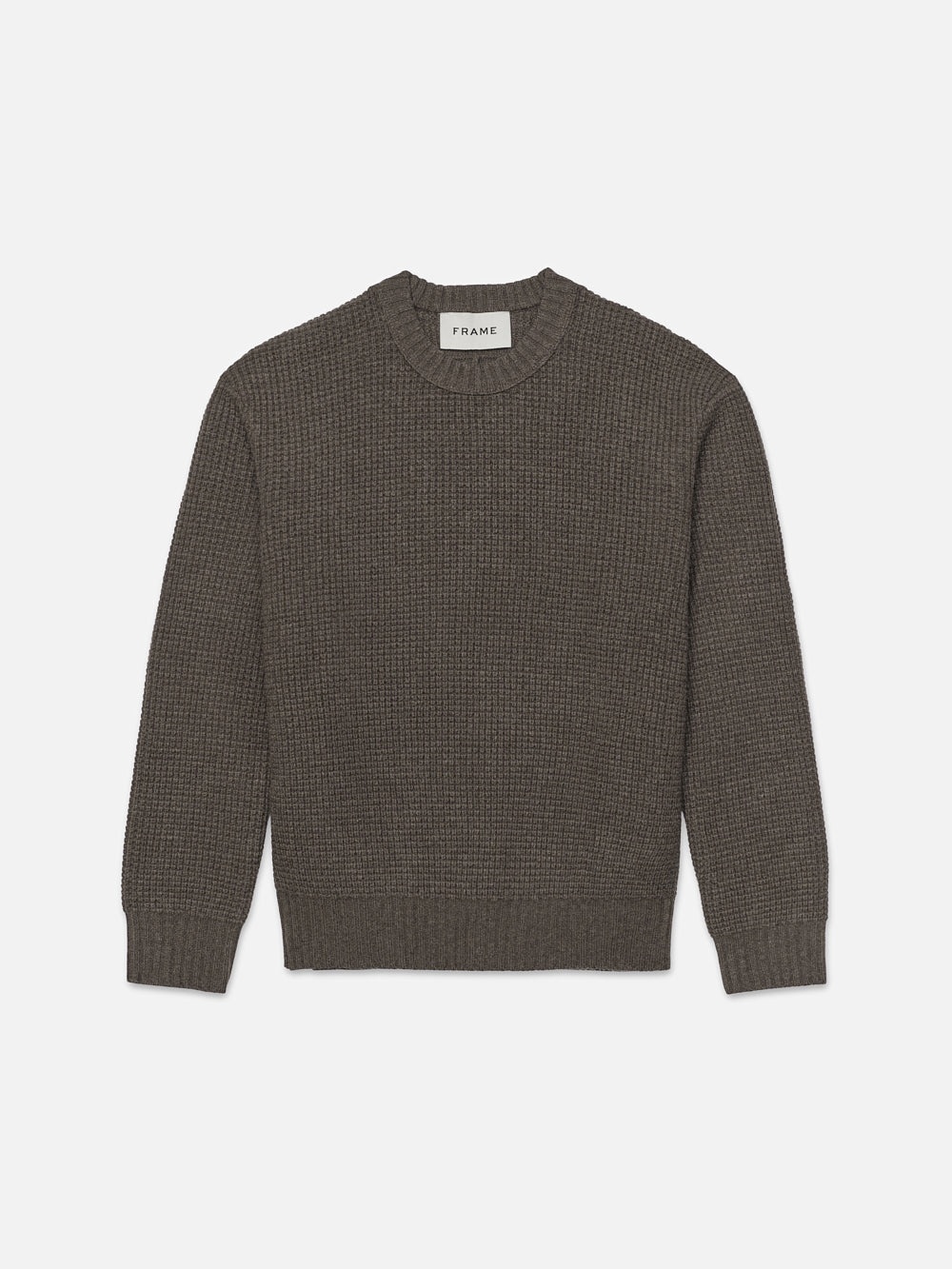 Wool Crewneck Sweater in Mole - 1