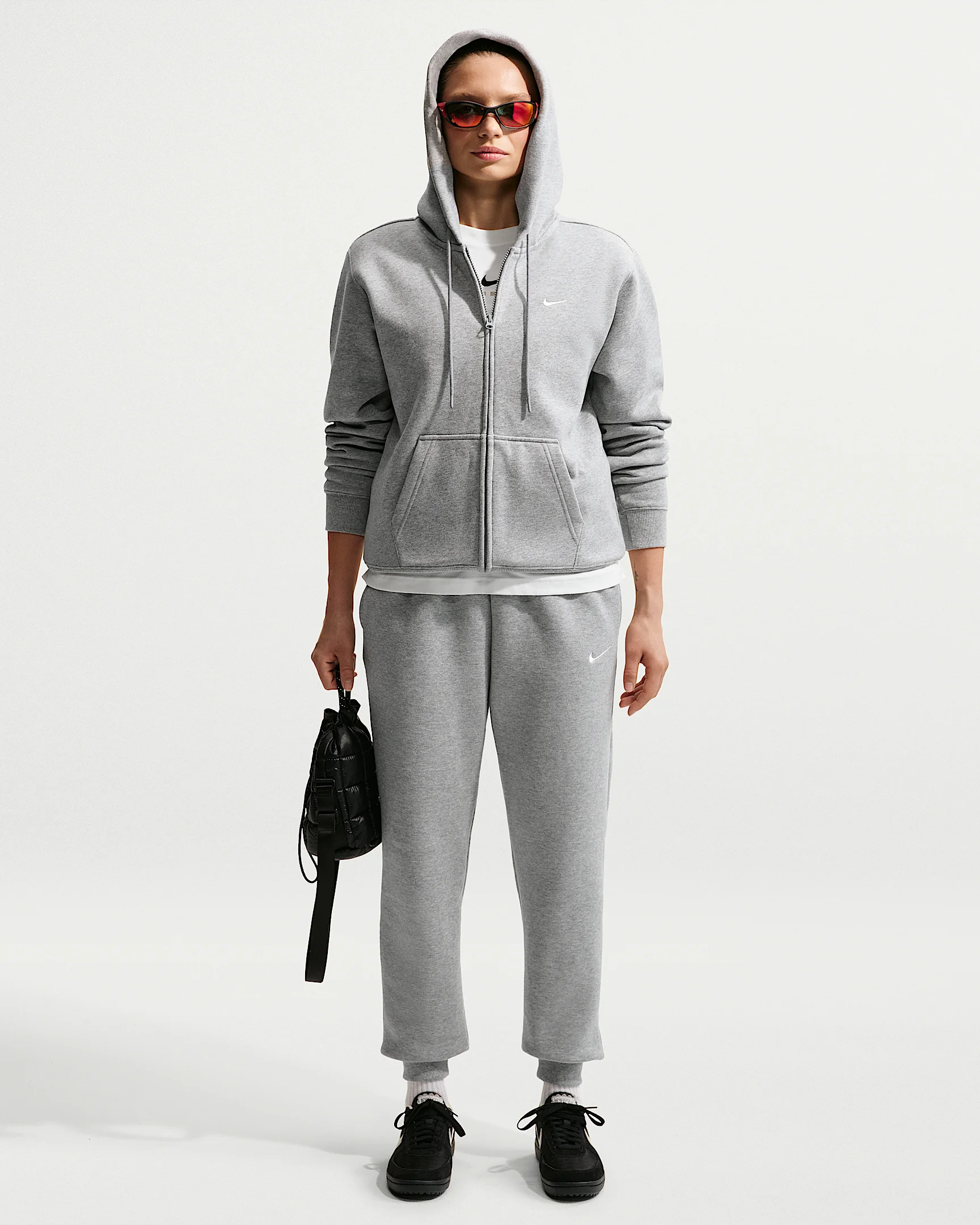 Nike Studio Fleece Medium Weight Women's Mid-Rise Joggers - 1