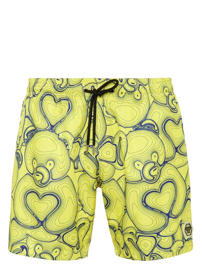 Teddy Bear-print swim shorts 1