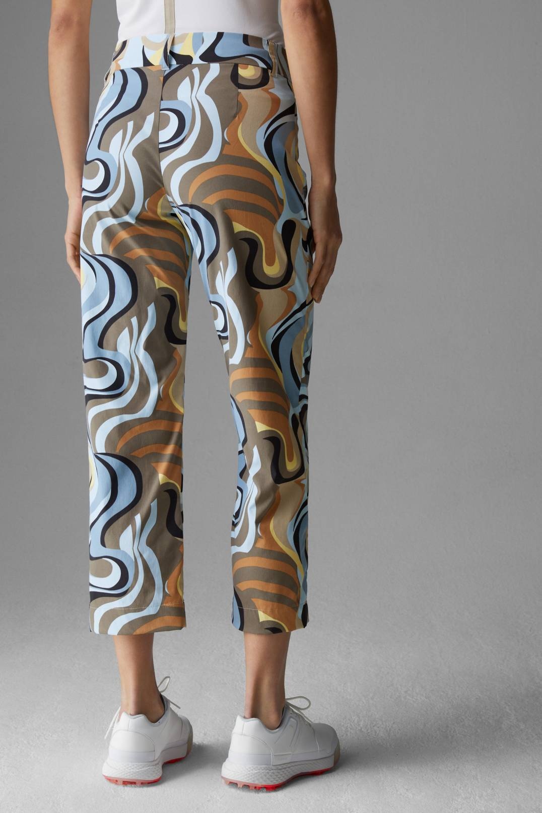DASHA FUNCTIONAL PANTS IN LIGHT BLUE/CARAMEL - 3