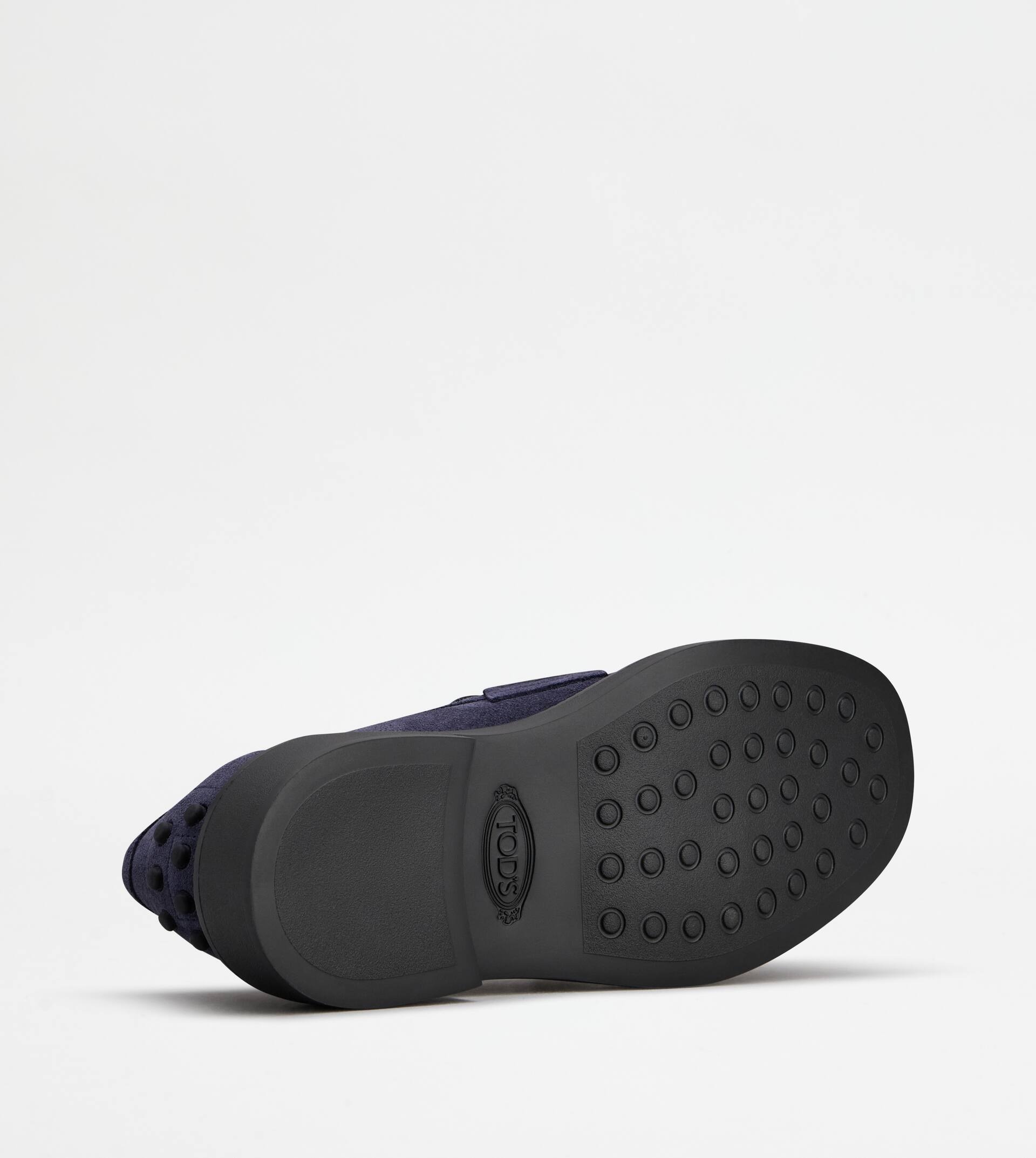 LOAFERS IN SUEDE - BLUE - 4
