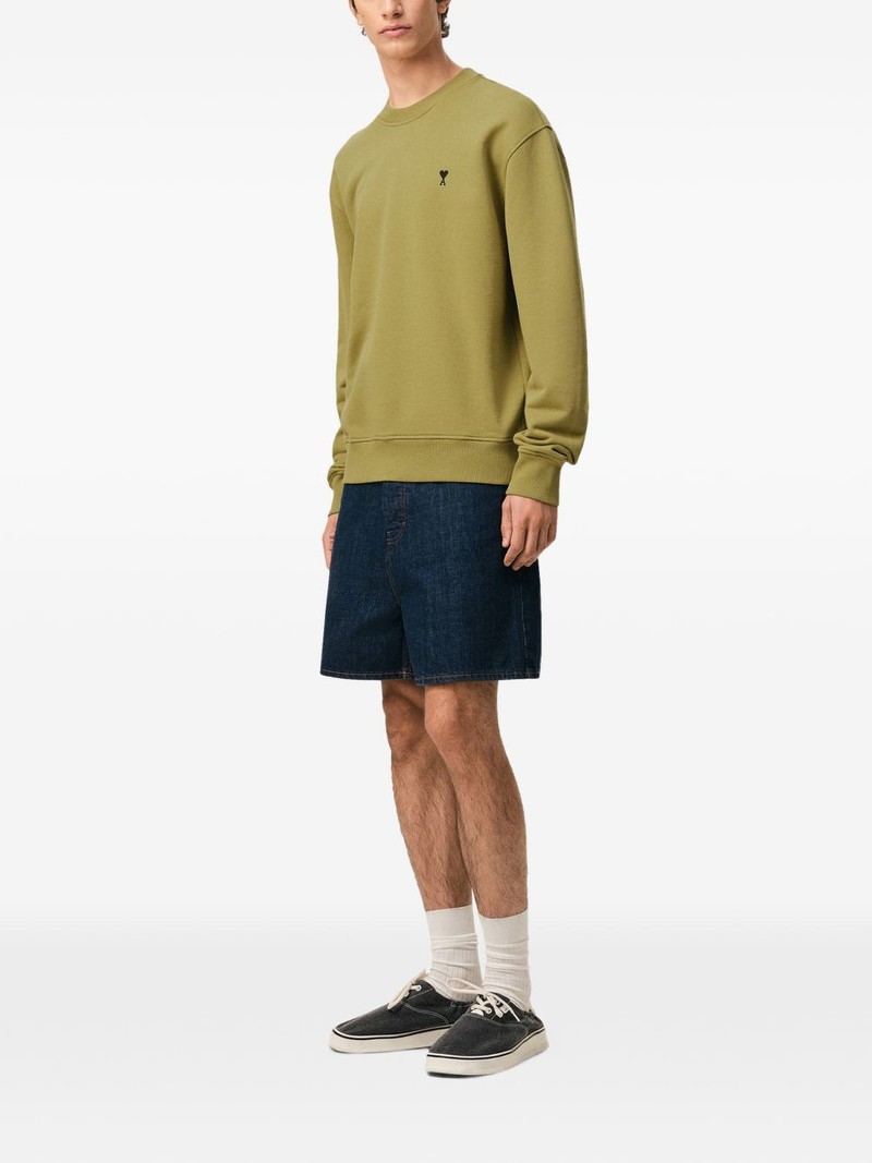 AMI Paris AMI DE COEUR LOGO-EMBROIDERED SWEATSHIRT outlook