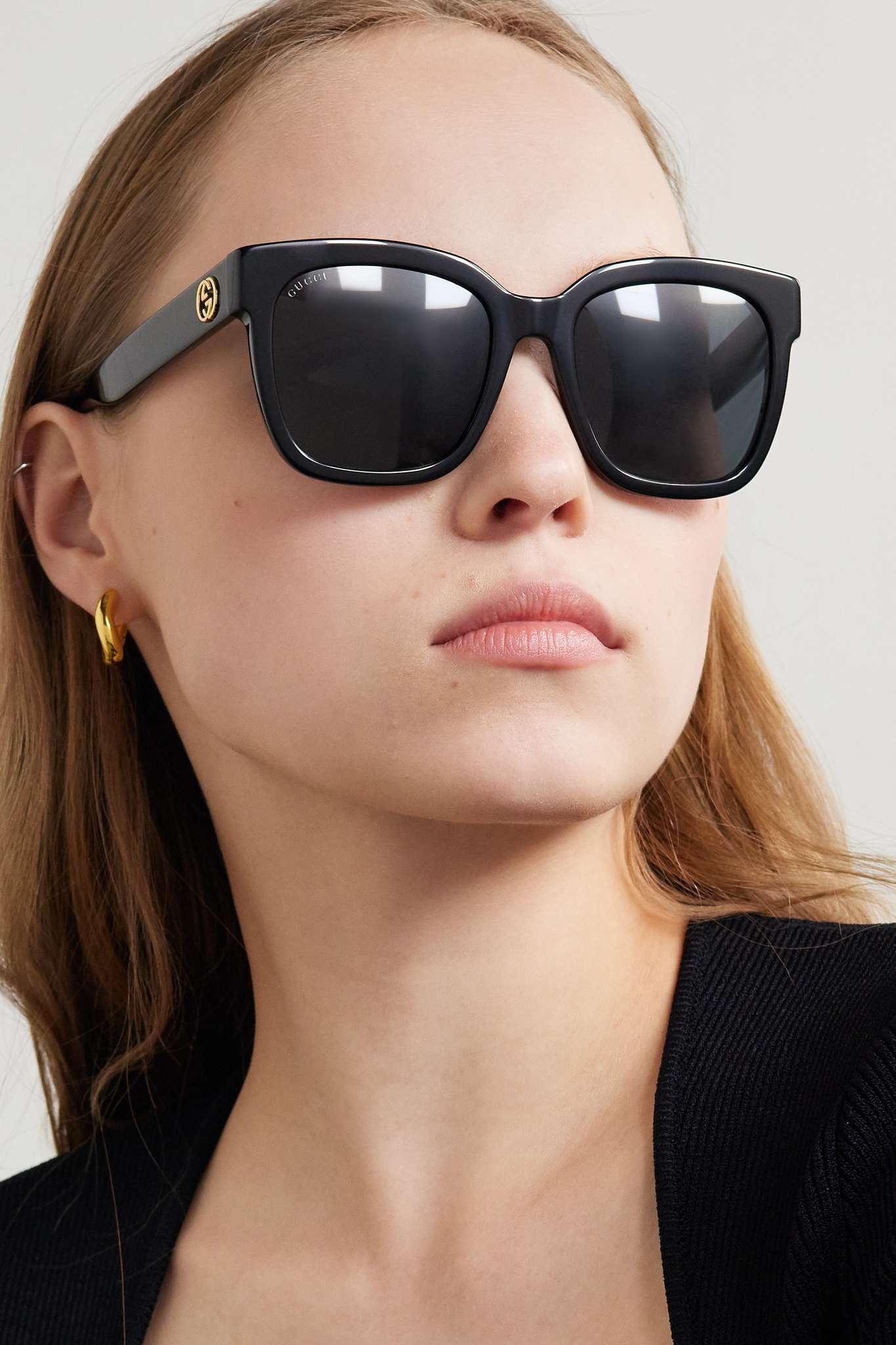 Square-frame acetate sunglasses - 2