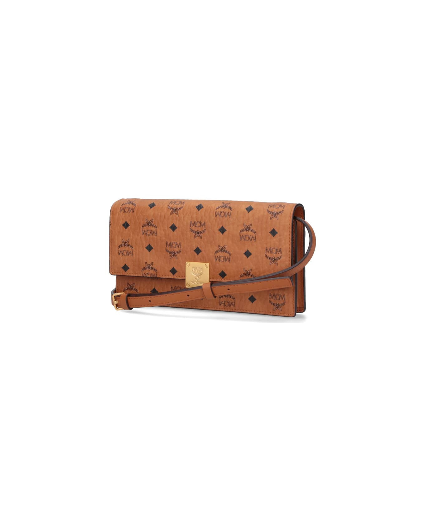 Large Wallet With Logo Shoulder Strap - 2