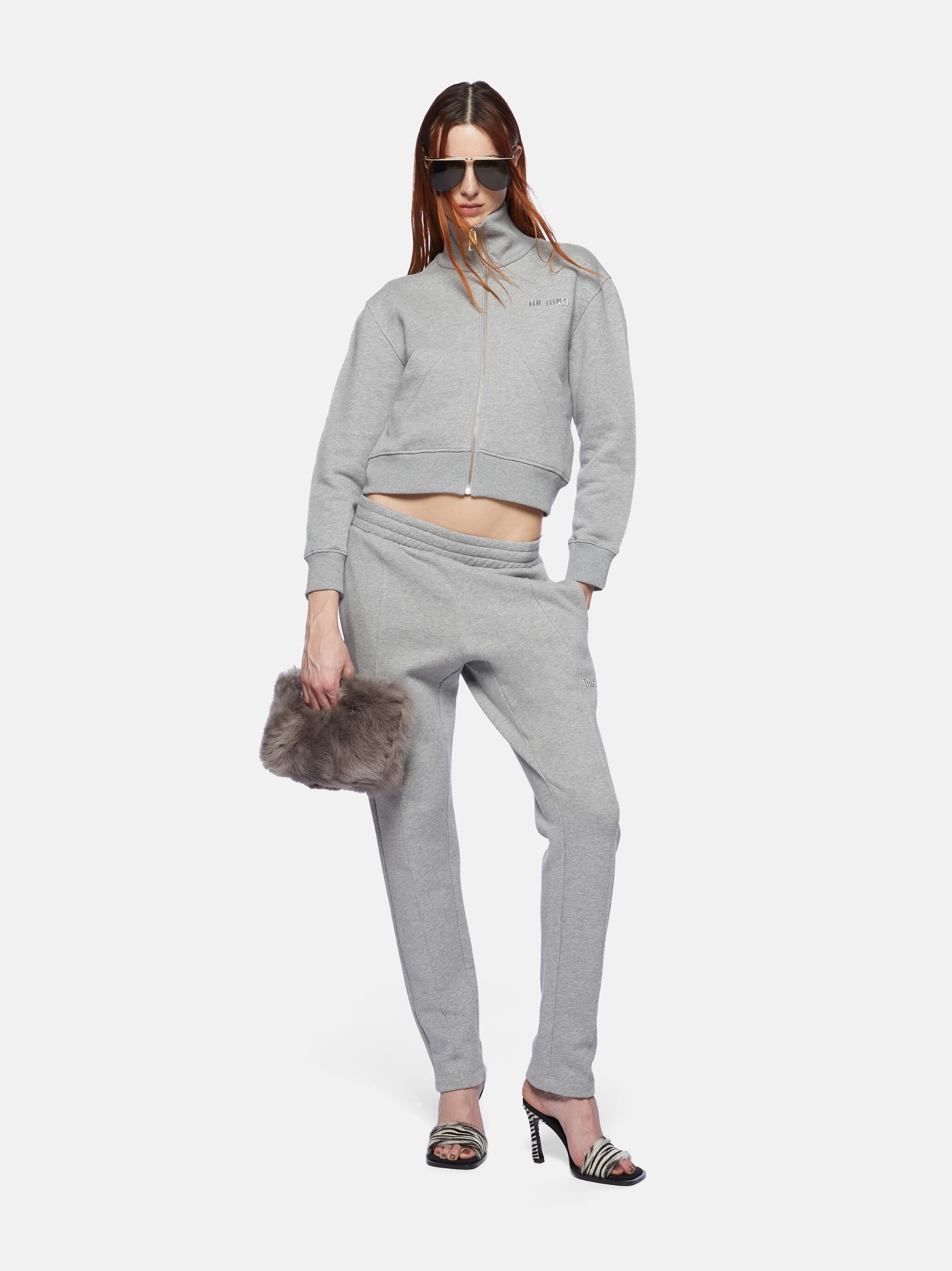 MELANGE GREY JACKET - 2