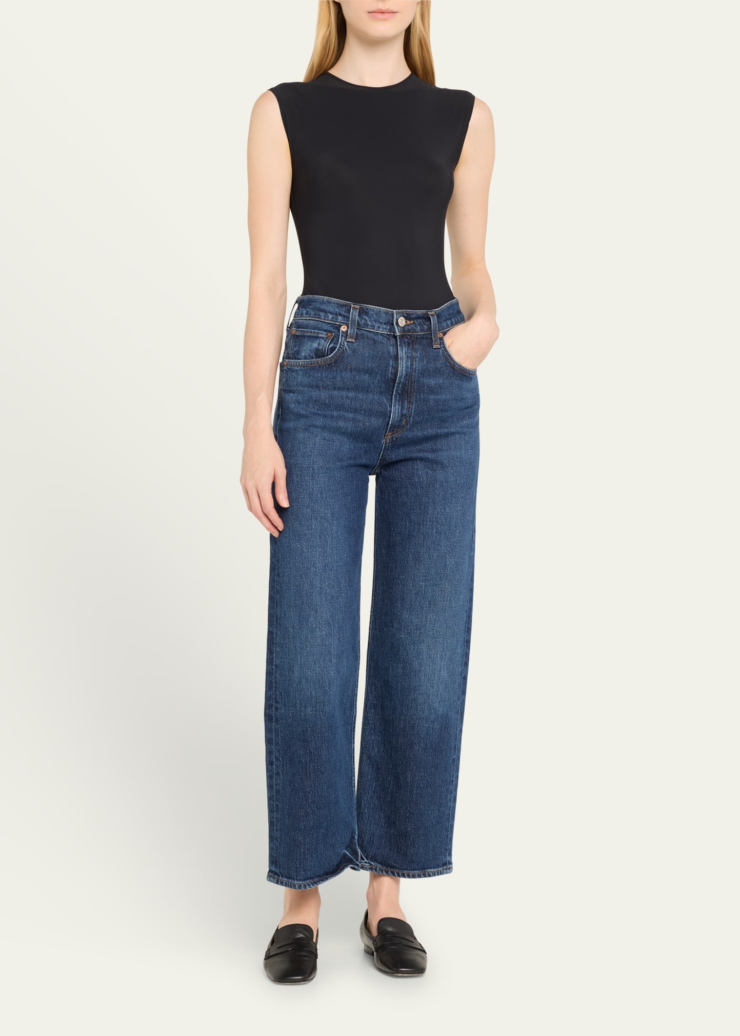 Ren Wide Cropped Jeans - 2