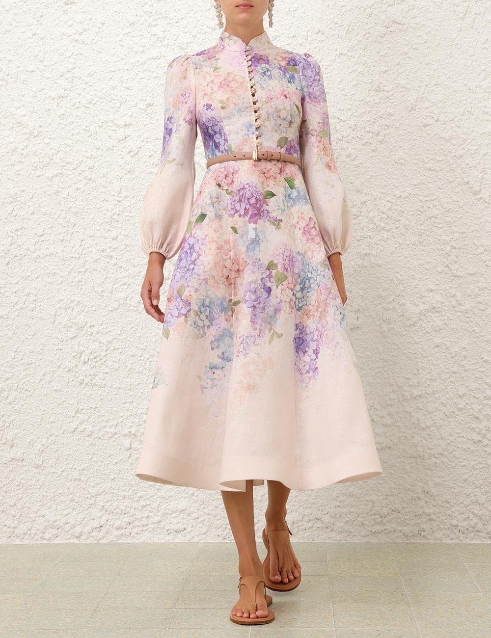 MIDI 【Zimmermann】LUMINOSITY ドレス LACE BACK レースバック