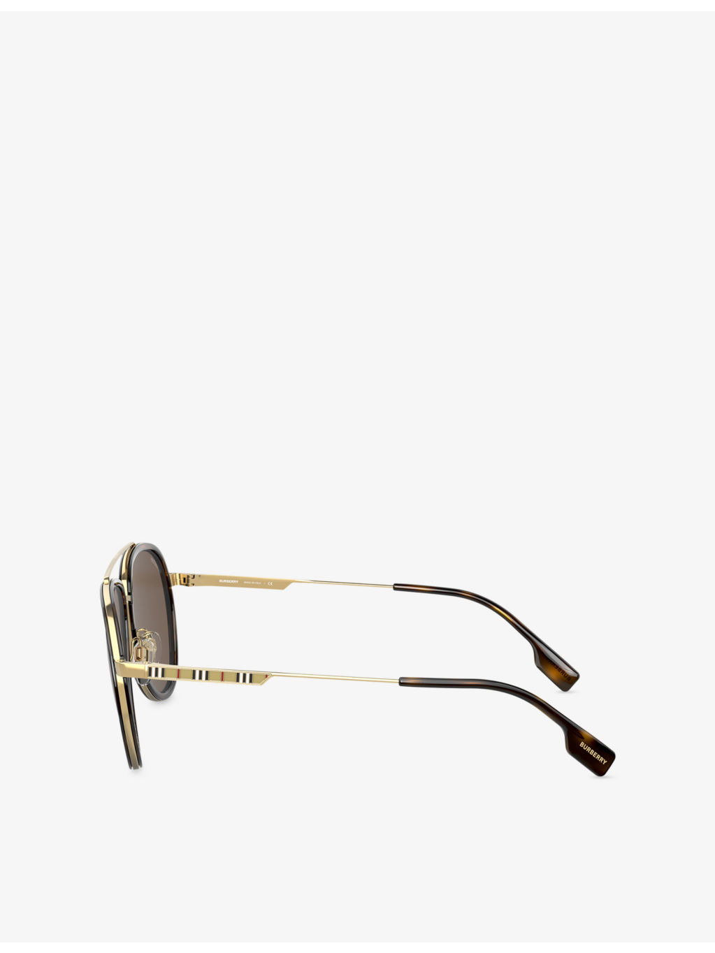 BE3125 Oliver Pilot-Frame Metal Sunglasses - 3